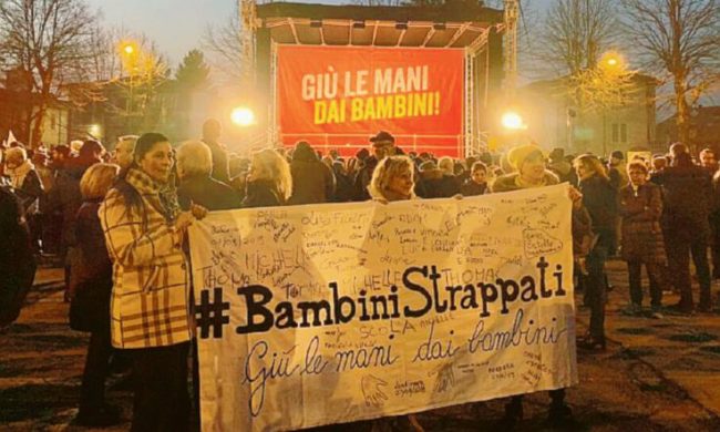 Bibbiano: anche una nonna di Rovigo al comizio di Salvini