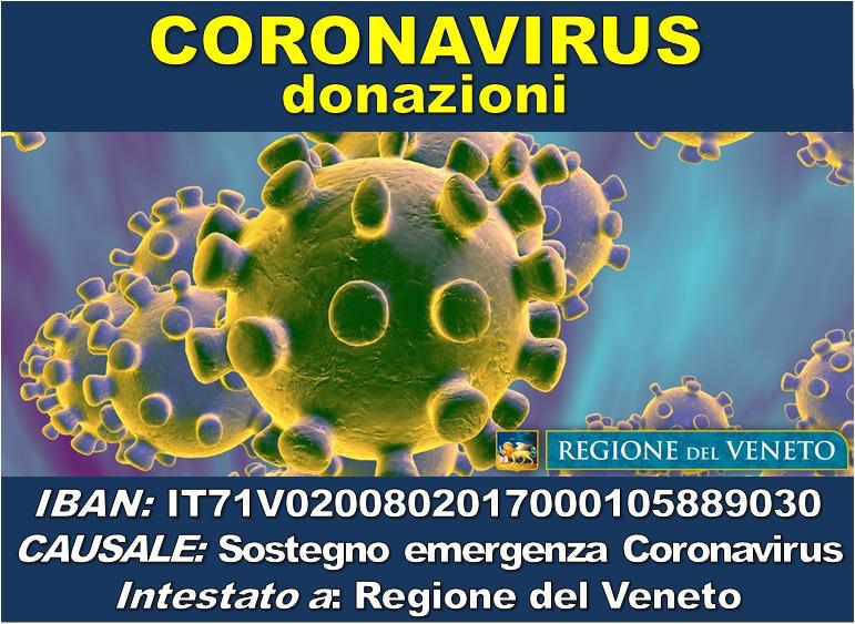 Emergenza Coronavirus: ecco come sostenere la sanità veneta