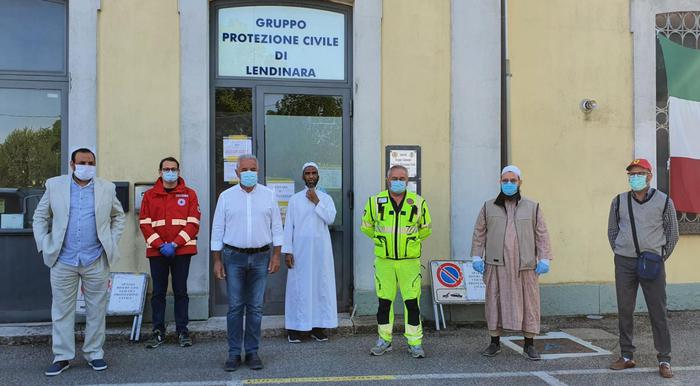 La comunità islamica di Lendinara al fianco della Protezione Civile
