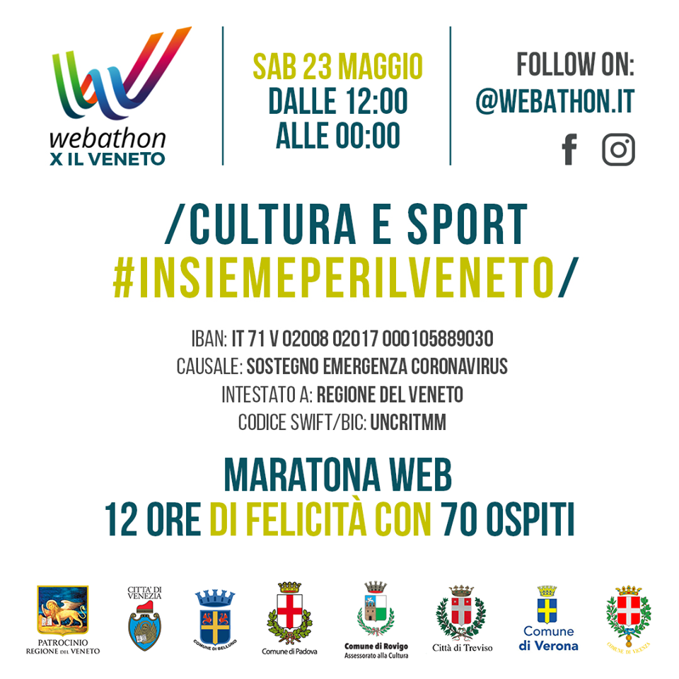 Rovigo: domani dalle 12 a mezzanotte Webathon