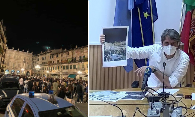 Movida a Verona, il sindaco Sboarina vieta di consumare bevande alcoliche all’aperto