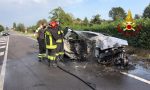 Tragedia sulla Statale Adriatica, frontale tra auto: due morti e un ferito - FOTO