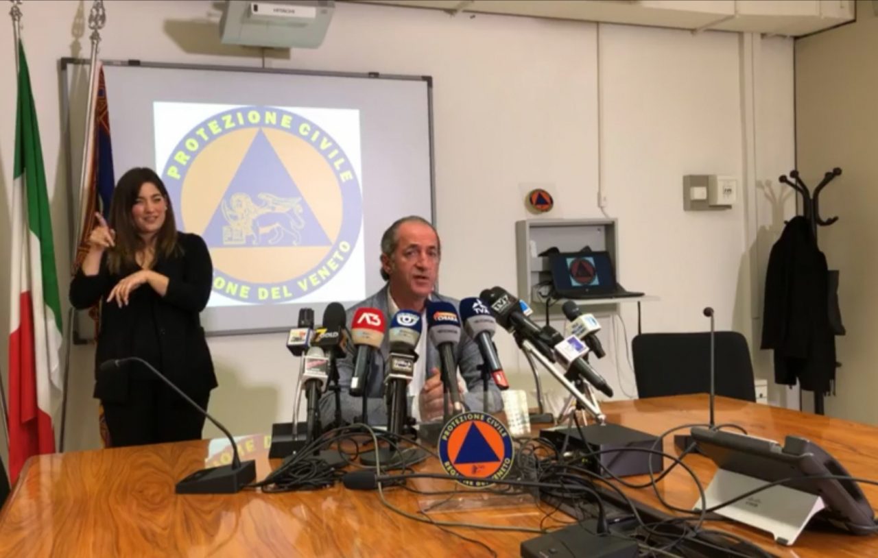 Zaia: “Stiamo entrando in fase 3, pronti Covid Center” | +3000 positivi Veneto | Dati 30 ottobre 2020