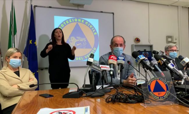 Zaia: “Ampliati reparti Covid, domani nuova ordinanza | +3000 positivi | Dati 11 novembre 2020