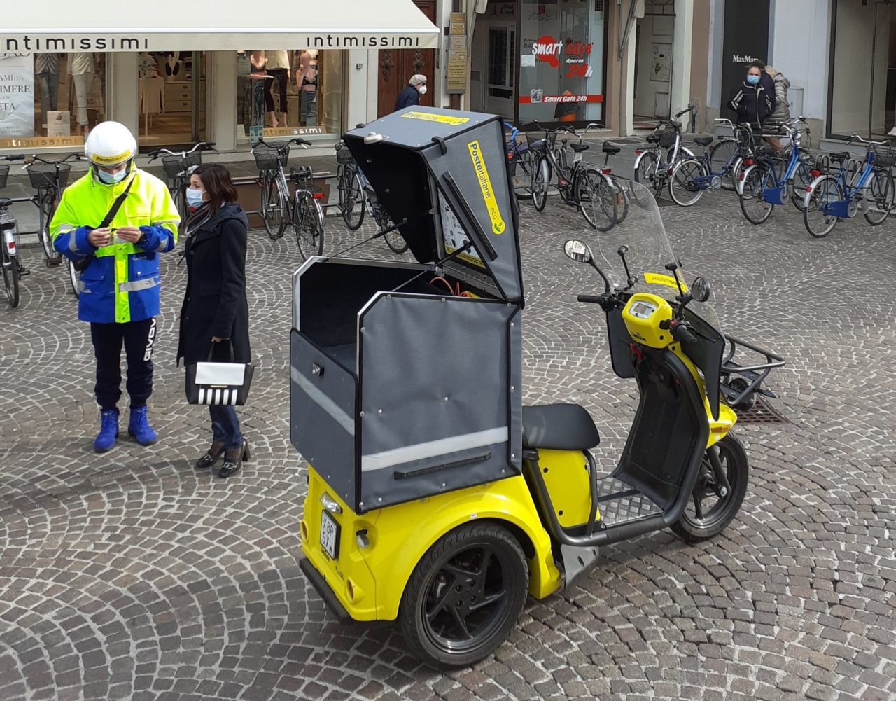 A Rovigo in servizio i nuovi tricicli elettrici di poste italiane – Gallery