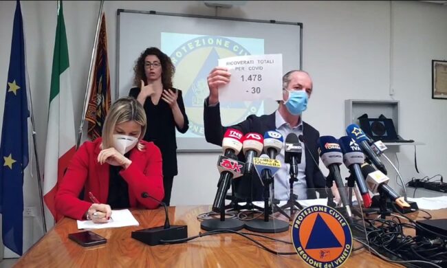 Zaia: “Alla grande le vaccinazioni. Andrò in Commissione per il caso Report” | +633 positivi Covid| Dati 29 aprile 2021