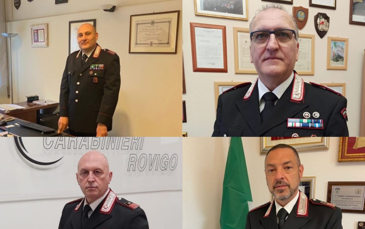 Due avvicendamenti di Comandanti di Stazione nel Comando dei Carabinieri di Rovigo