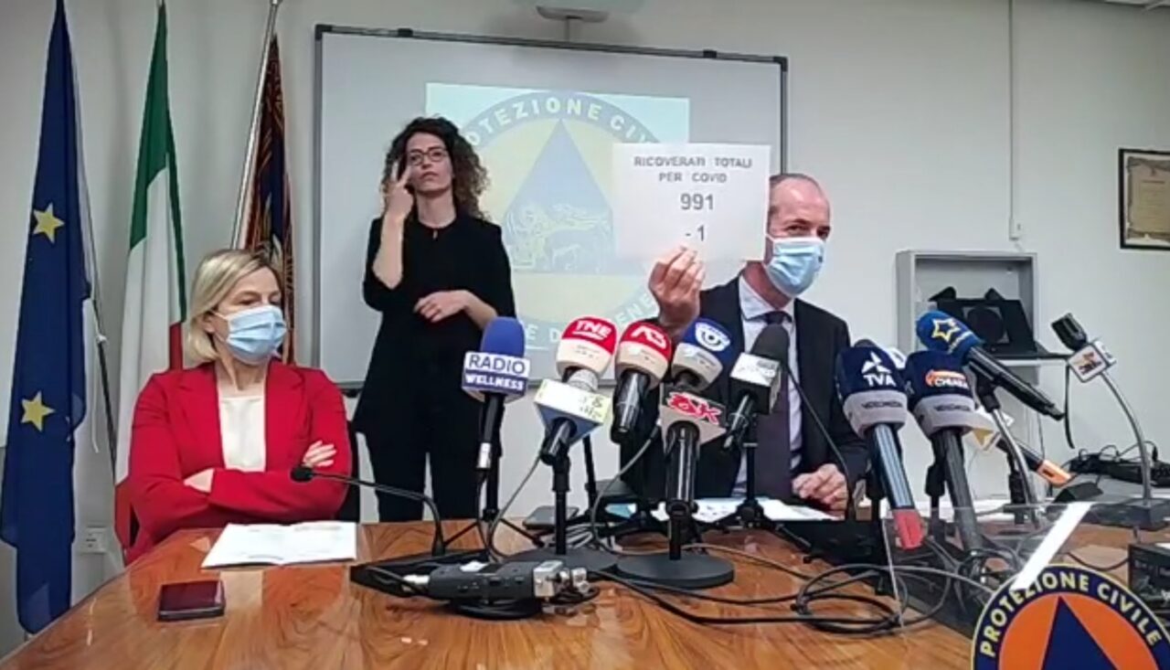 Zaia: “Da domani disponibili 80mila posti nuovi, prenotate il vaccino” | +173 positivi Covid | Dati 17 maggio 2021