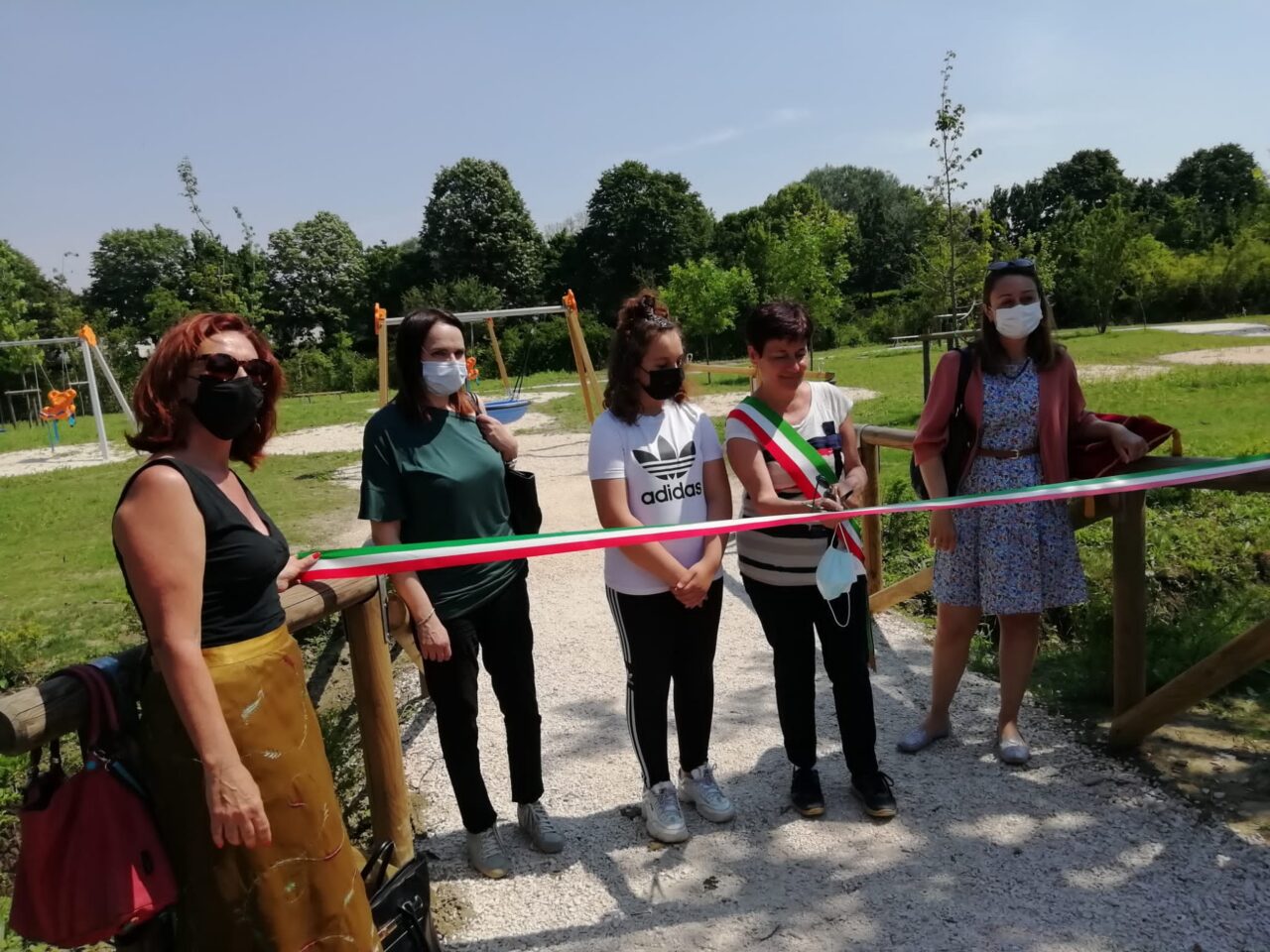 Inaugurato il parco in Tassina, un ettaro di verde a disposizione della città