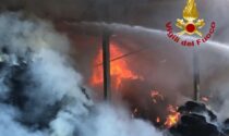 Incendio a Corbola in un capannone contenente oltre 2mila quintali di foraggio