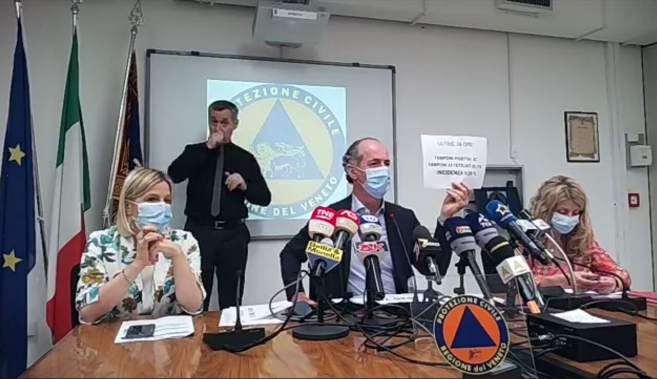 Zaia: “Le scuole dalle elementari alle superiori riapriranno il 13 settembre” |+97 positivi Covid | Dati 6 luglio 2021