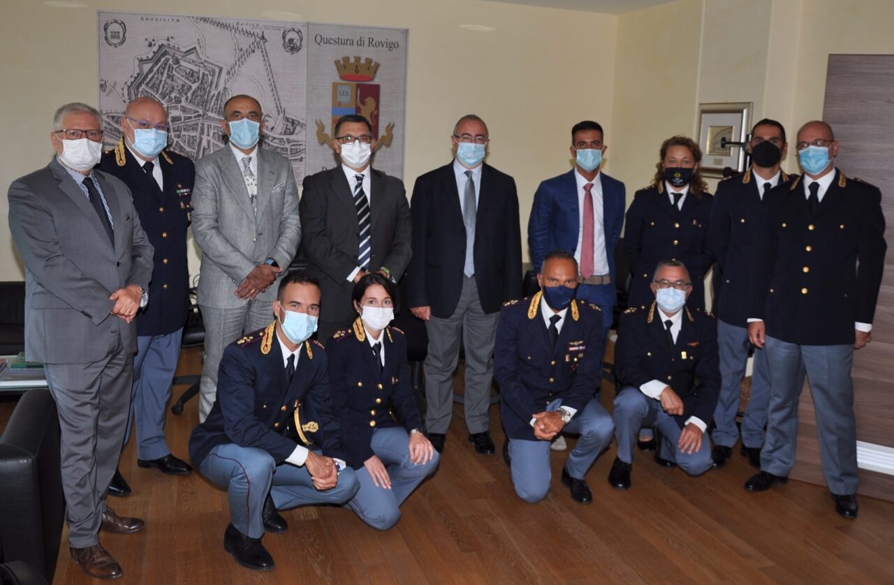 Il nuovo prefetto Clemente di Nuzzo visita la Questura