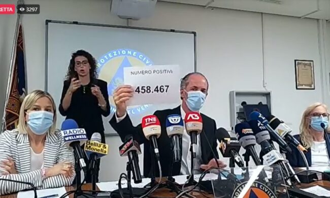 Anticorpi monoclonali, Zaia: “L’89% dei pazienti veneti trattati ha evitato il ricovero” | +274 positivi Covid| Dati 6 settembre 2021