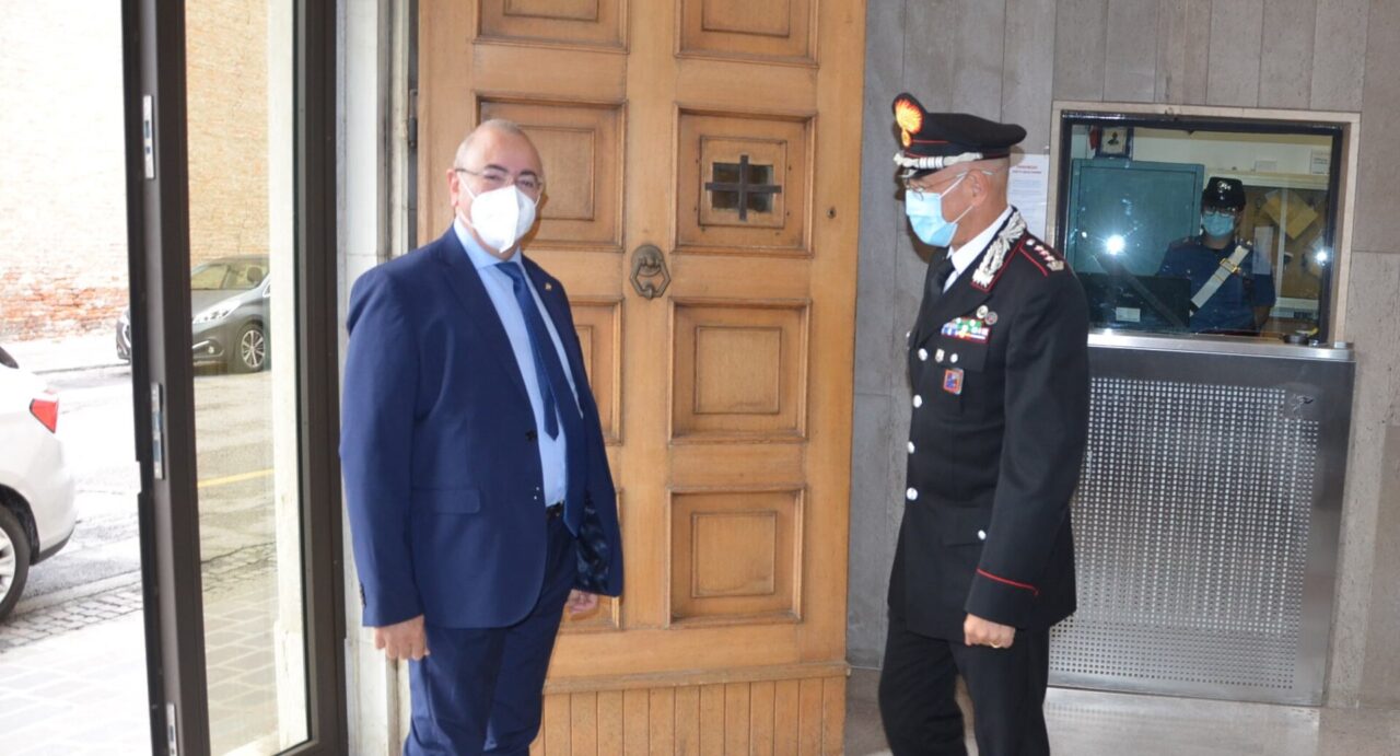 Prefetto Clemente Di Nuzzo in visita al Comando Provinciale Carabinieri di Rovigo