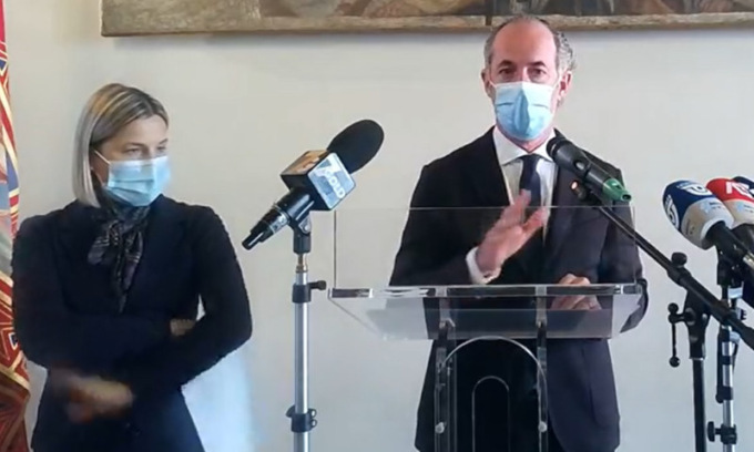 Covid, il Governatore Luca Zaia bacchetta i Veneti: “Senza mascherina torniamo al 2020” | + 336 positivi | Dati 2 novembre 2021