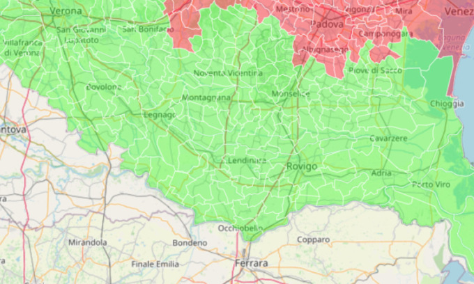 Inquinamento Pm10, Rovigo torna in “zona” verde