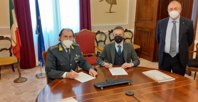 Pnrr, siglato protocollo d’intesa tra la Provincia di Rovigo e il Comando della Guardia di Finanza