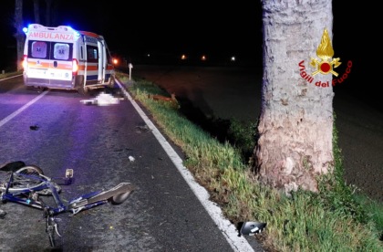 Scia di sangue lungo le strade rodigine: morto un ciclista e un automobilista