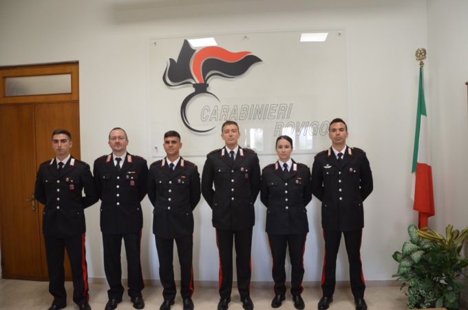 Nuovi marescialli dei Carabinieri in servizio ad Adria, Rosolina, Polesella e Castelguglielmo