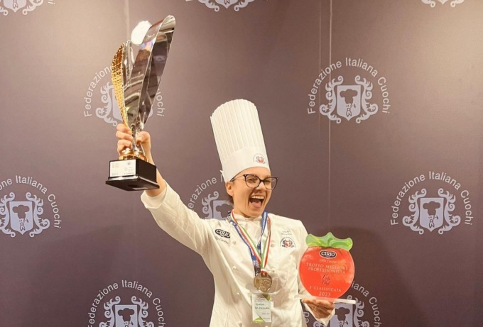Giada Bozzolan medaglia d’argento ai campionati di cucina italiana Lady Chef