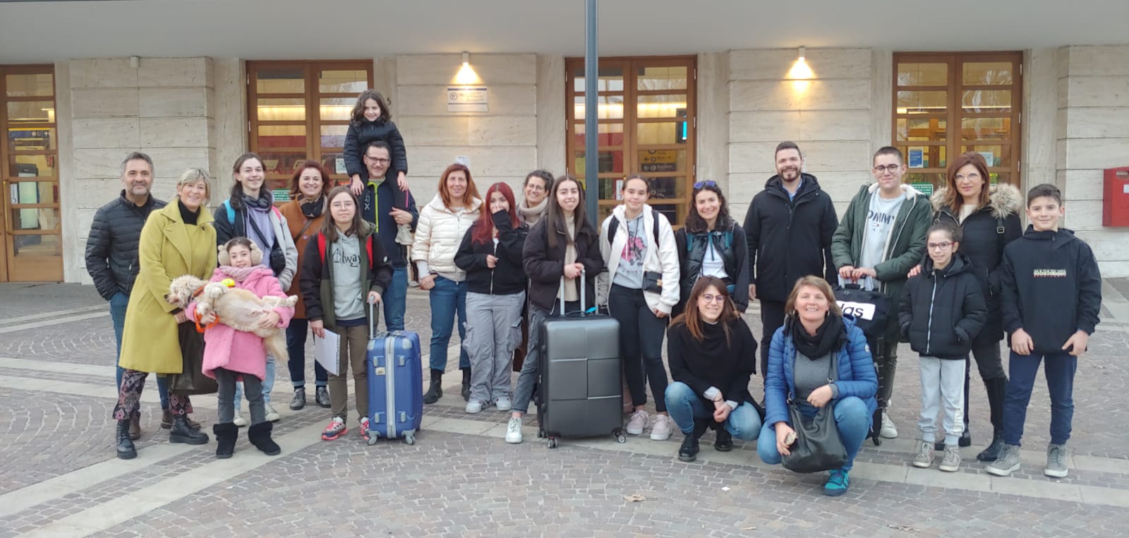 studenti francesi stazione rovigo