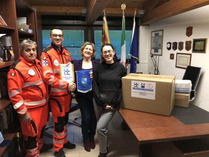 La Croce Blu dona beni di prima necessità ai profughi ucraini