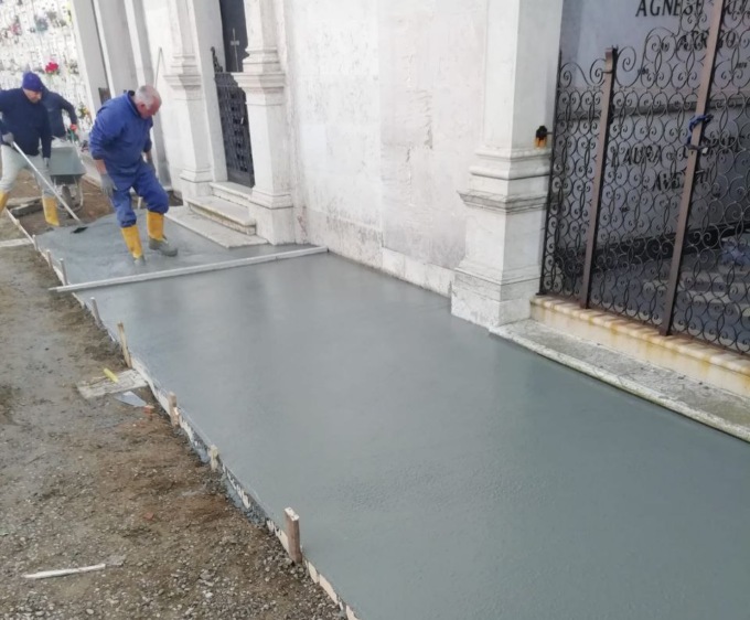 Proseguono i lavori nei cimiteri ad Adria