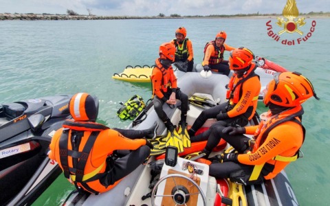 I soccorritori acquatici del Veneto si addestrano a Rosolina