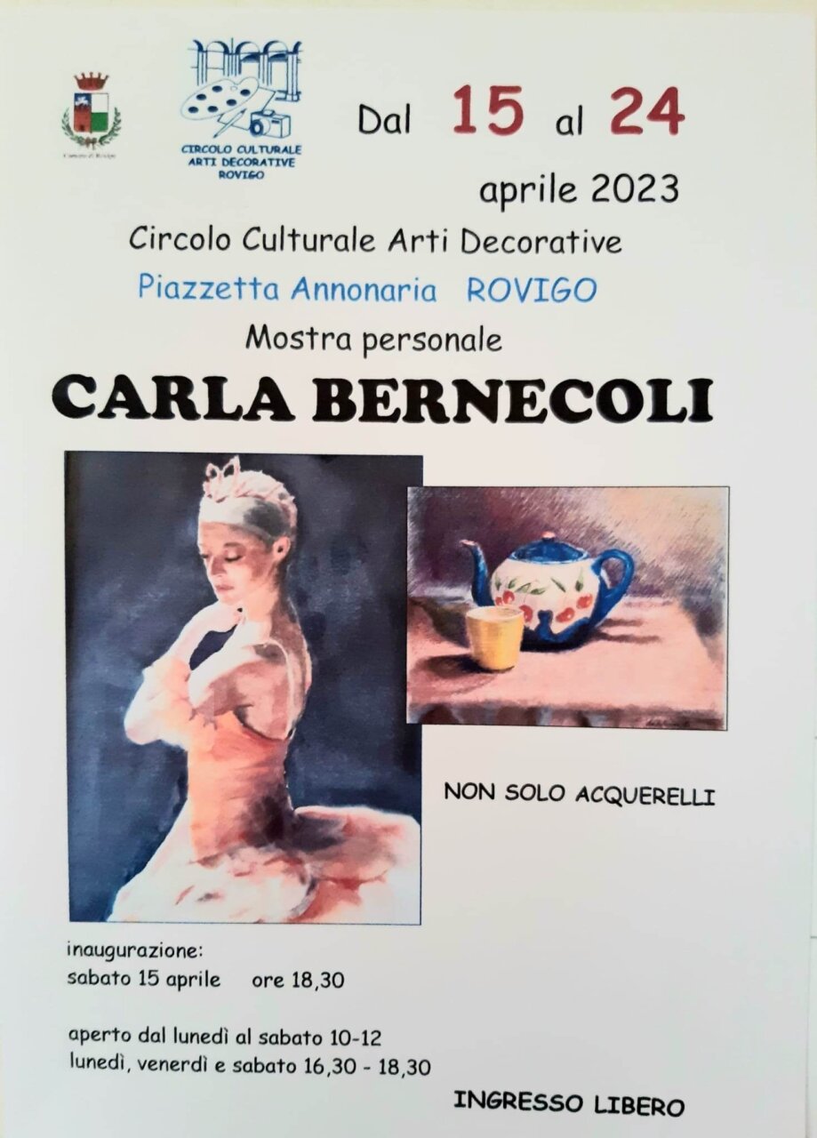 Locandina Bernecoli Carla 2023