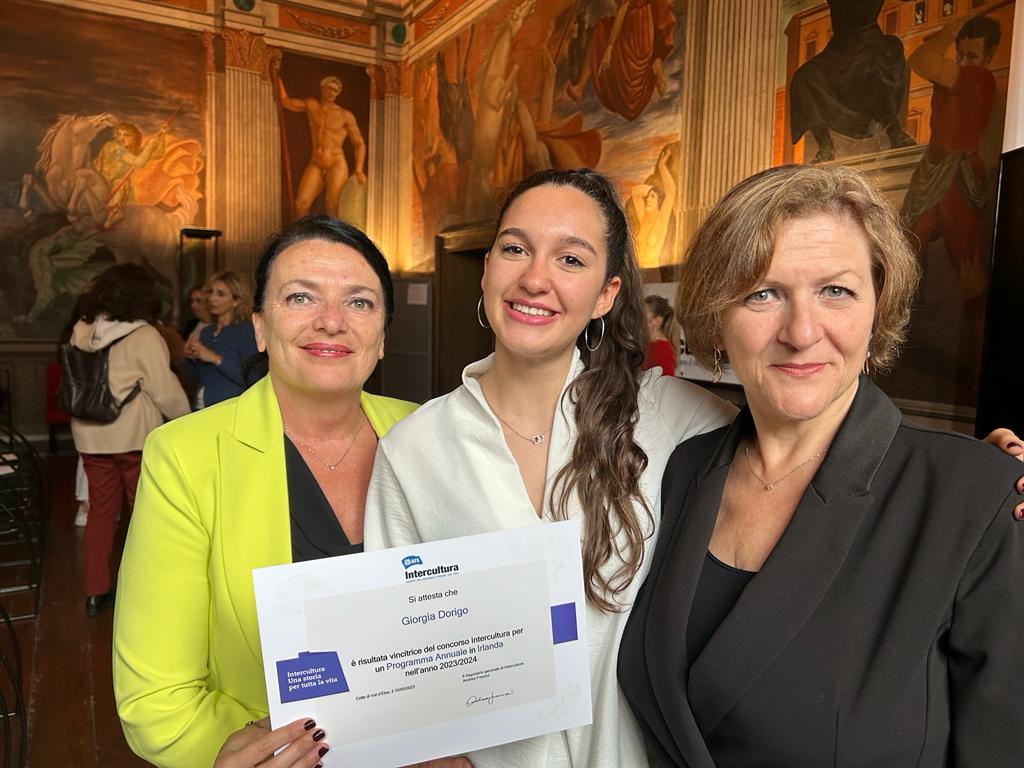 Una borsa di studio per Giorgia Dorigo: da Occhiobello all’Irlanda
