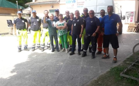 La Protezione civile di Occhiobello a Faenza: per donare beni di prima necessità