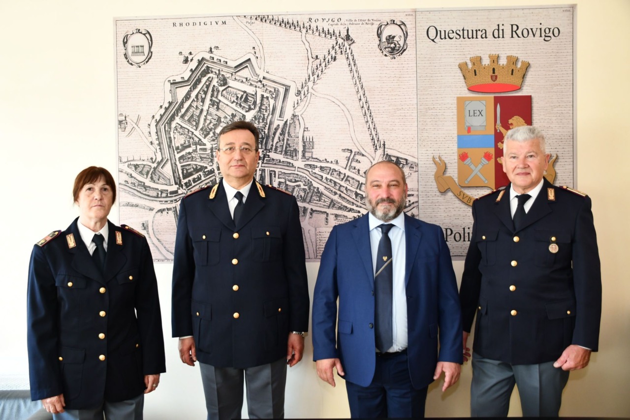 Il saluto e il ringraziamento del Questore al personale della Polizia di Stato in pensione