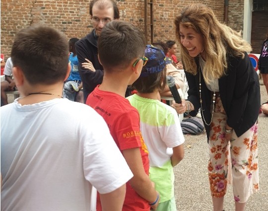 Parrocchia San Bortolo: l’assessore Bagatin dialoga con i bambini sui loro desideri per Rovigo