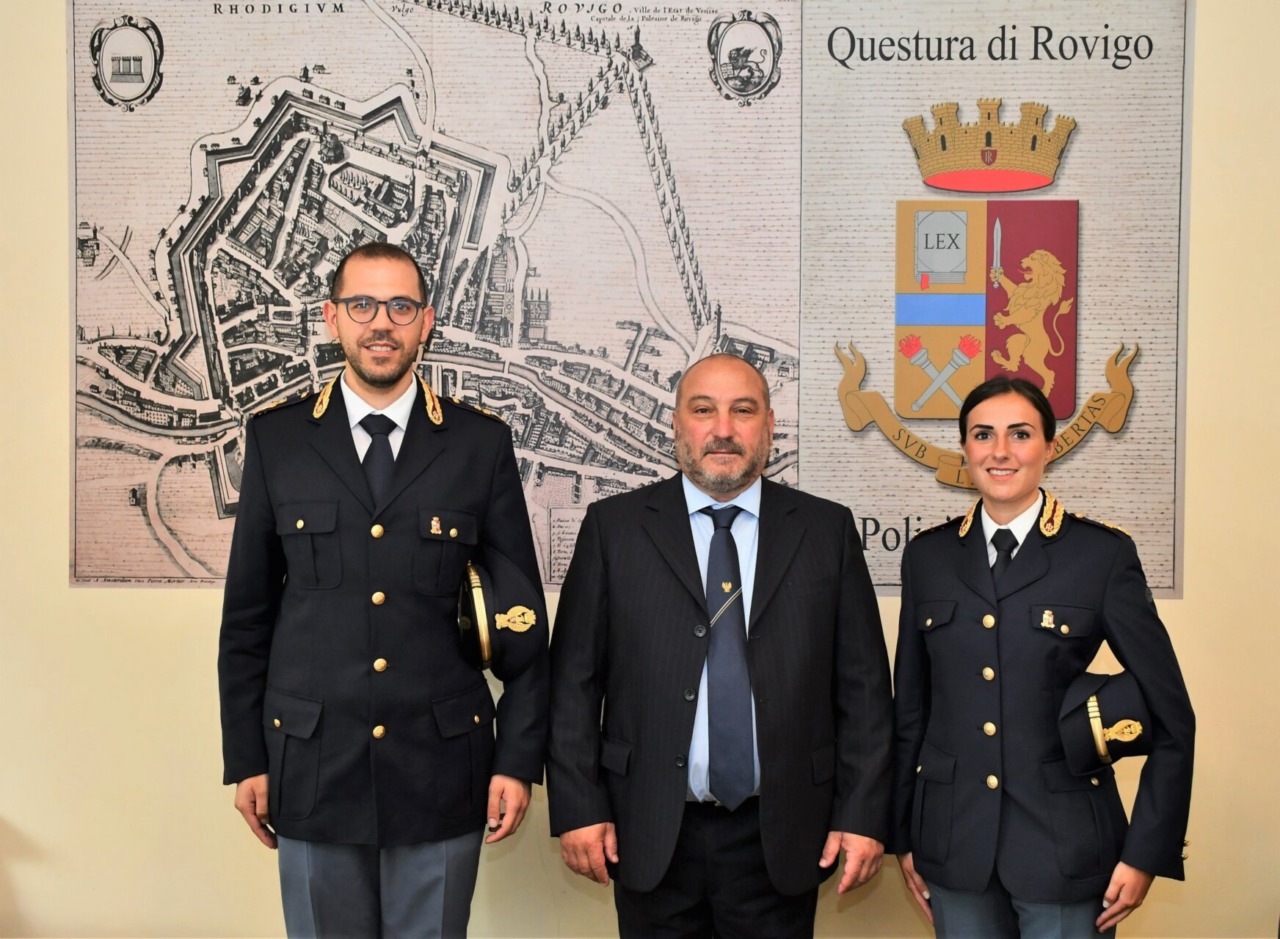 Due nuovi funzionari per la Questura di Rovigo