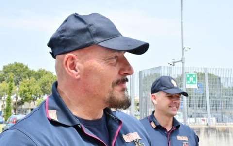 Il saluto della Questura al Sovrintendente Capo Coordinatore Cianfanelli