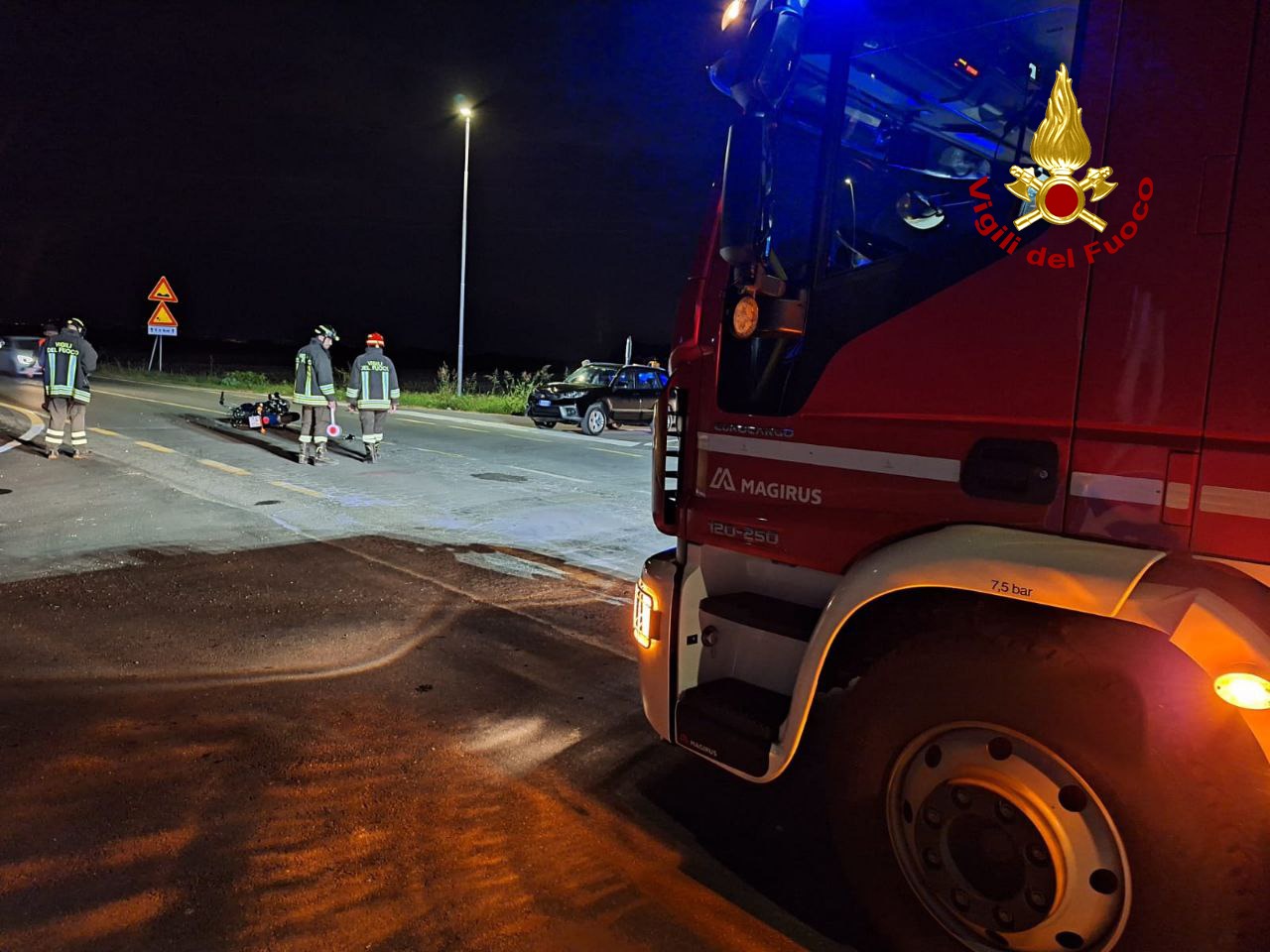 Scontro tra auto e moto a Bergantino, ferito un centauro