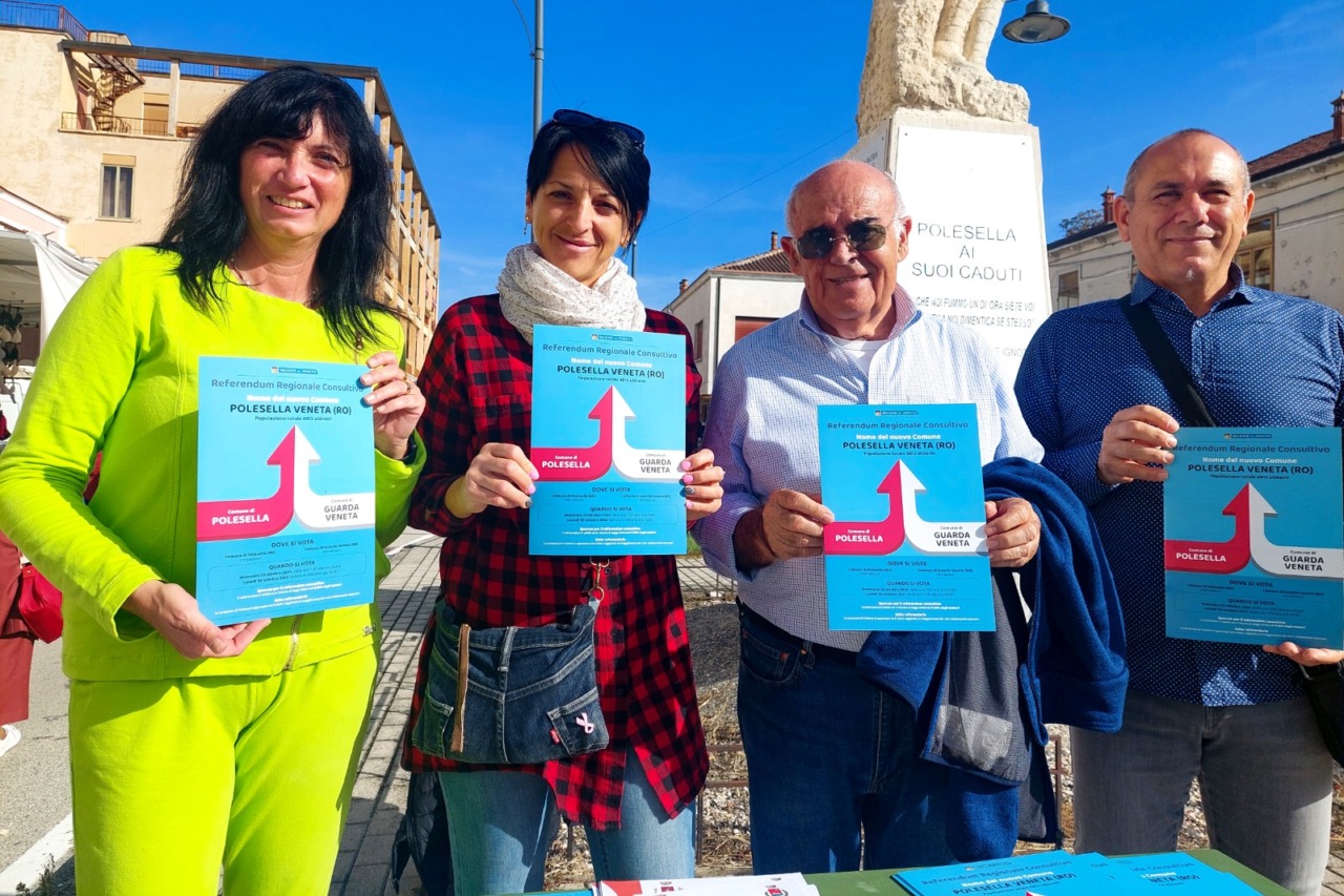 Fusione Polesella- Guarda Veneta: è il week end del voto