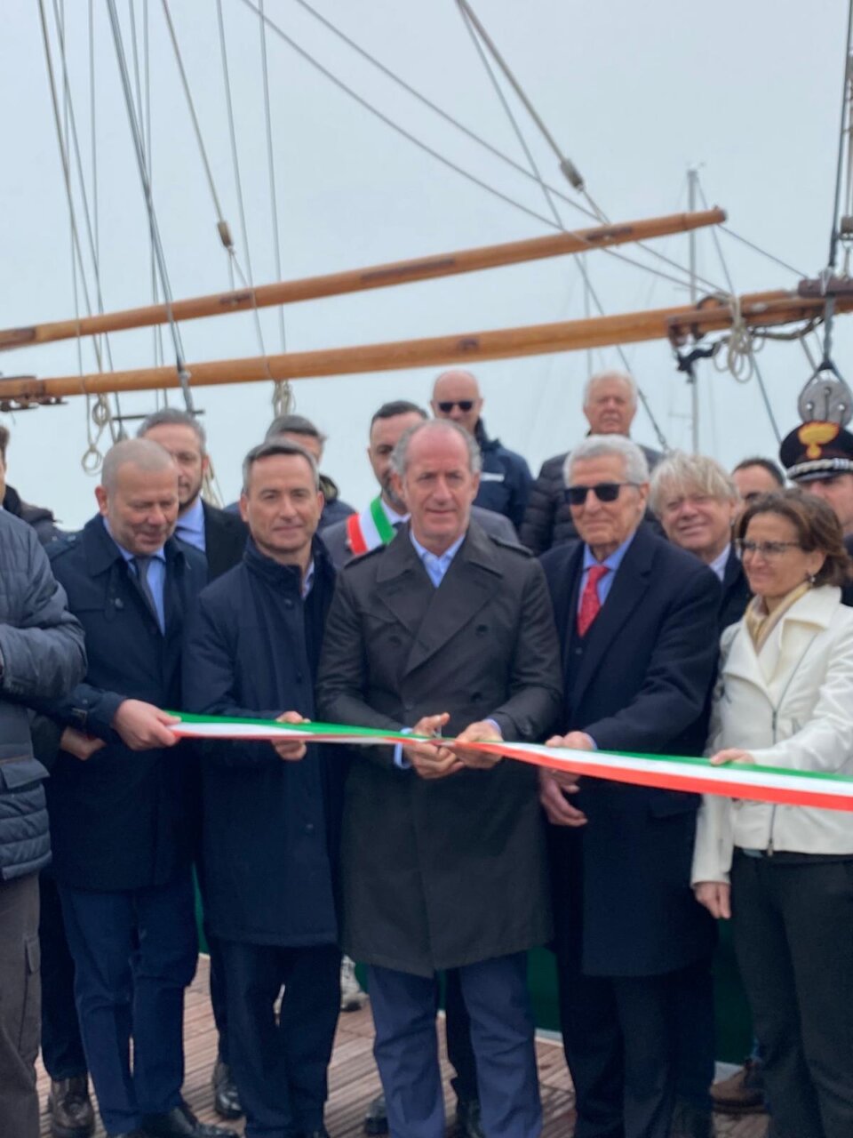 Inaugurata la goletta Catholica ad Albarella
