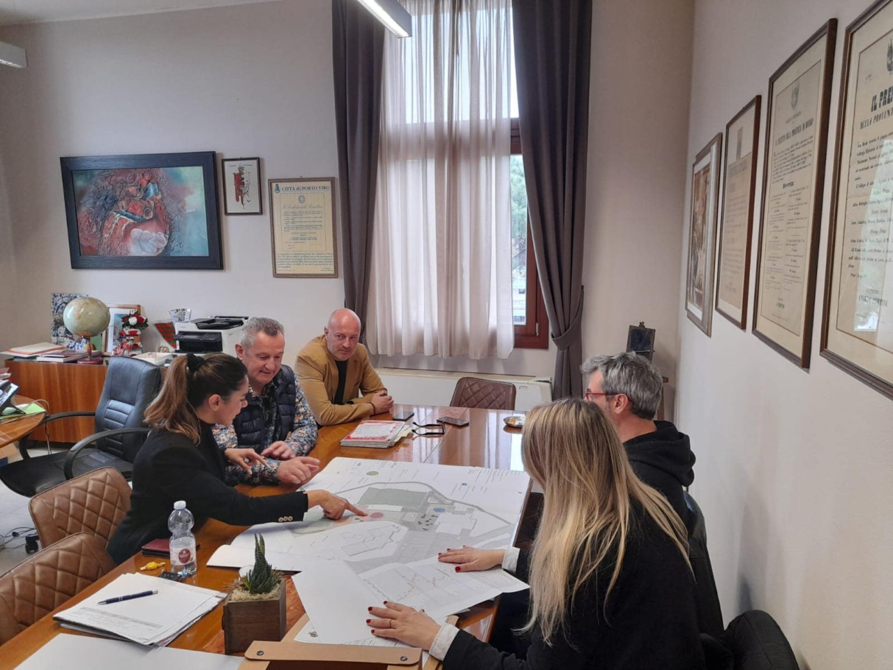 Cittadella dello sport a Porto Viro, cantieri vicini