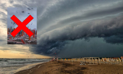 Tromba d'aria a Rosolina Mare? No, è successo a Marina di Grosseto. Qui c'è stata una "shelf cloud"