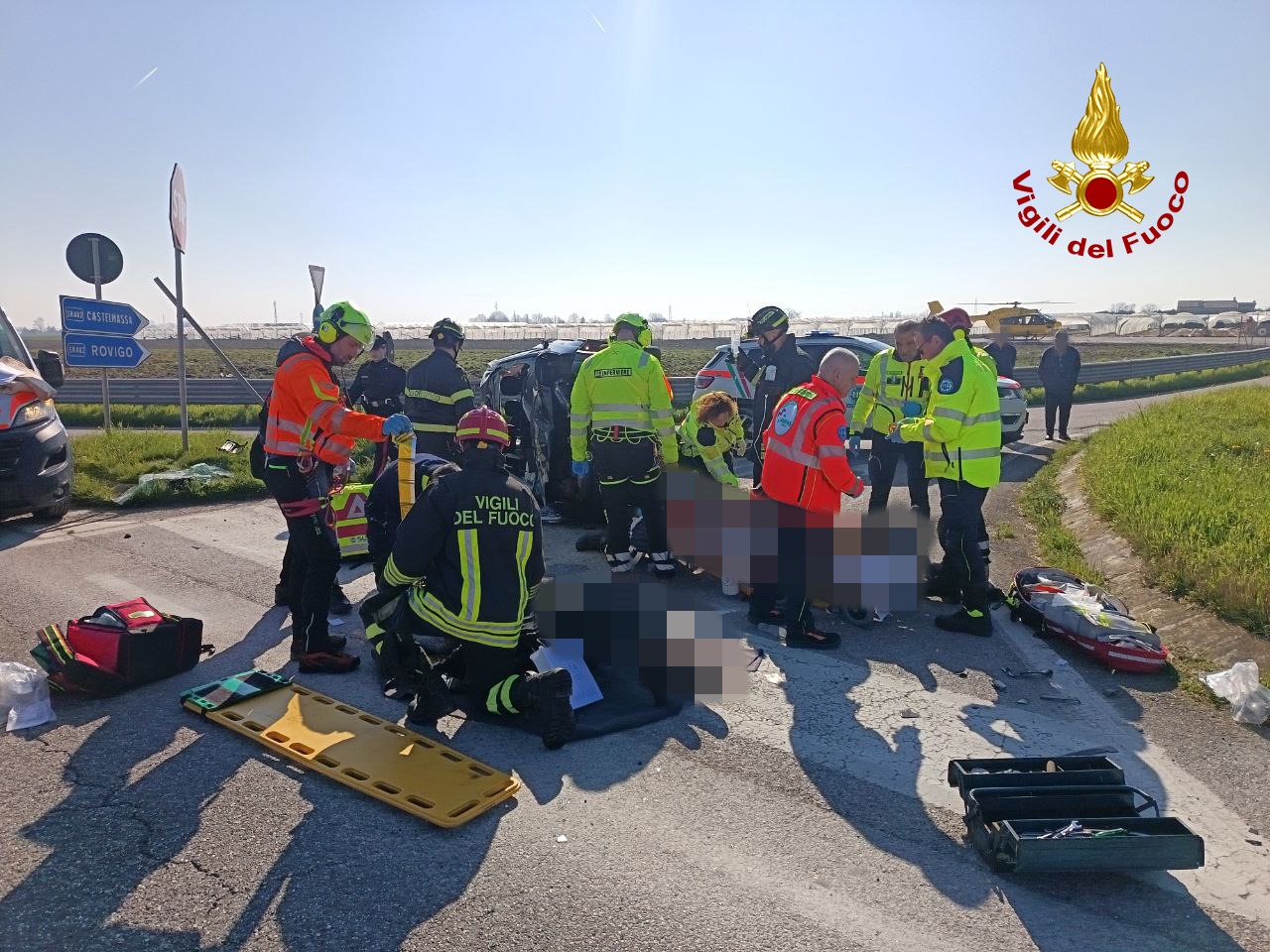 Scontro tra due auto a Begantino 2