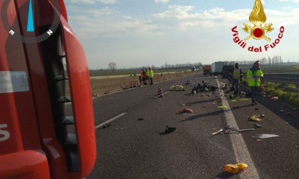 Investito da un furgone sull'A13, morto operaio di un cantiere mobile