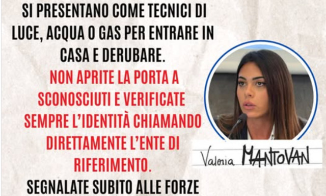 Anziana stordita con spray al peperoncino e derubata in casa da finti tecnici del gas