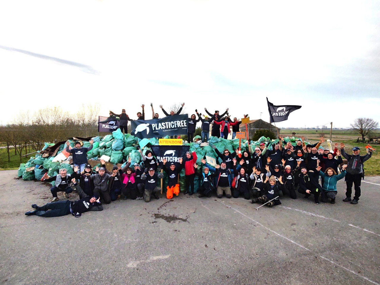 Plastic Free rimuove oltre 10 tonnellate di rifiuti nel Delta del Po